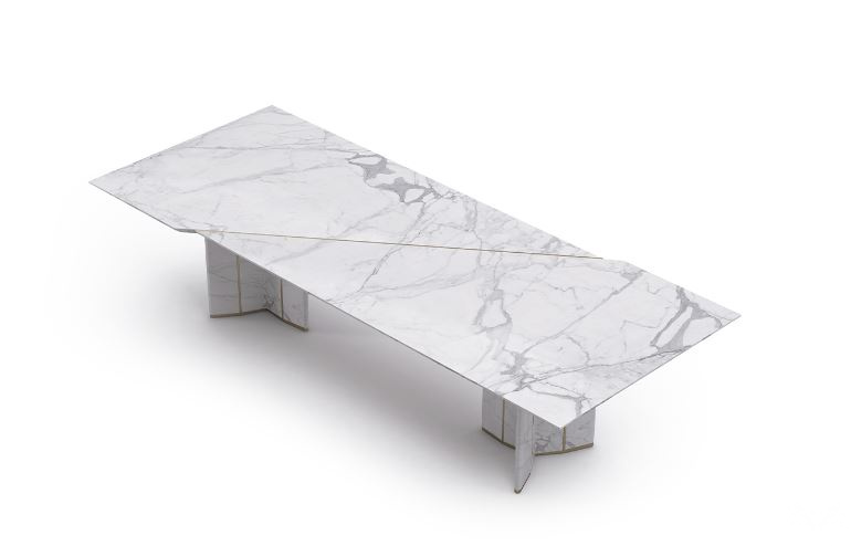 Итальянский стол ALGERONE RECTANGULAR DINING TABLE от  LUXXU
