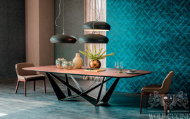 Итальянский стол Cattelan Italia Skorpio Wood