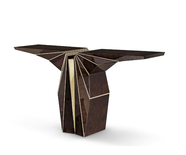 Итальянская консоль SUSPICION WOOD CONSOLE от LUXXU
