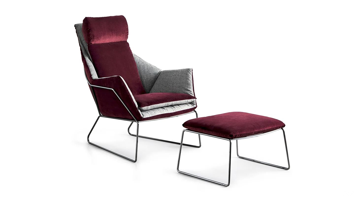Итальянское кресло Saba New York Bergère