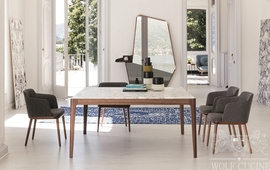 Итальянский стол Porada Ziggy Table 150x150