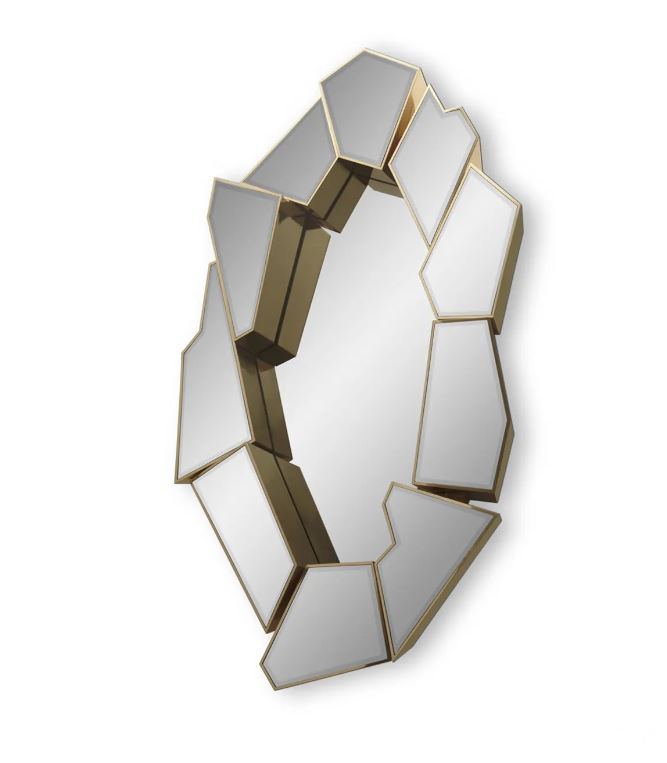 Итальянское настенное зеркало CRACKLE MIRROR  от  LUXXU