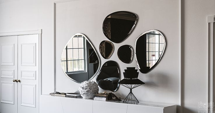 Итальянское настенное зеркало HAWAII от Cattelan Italia