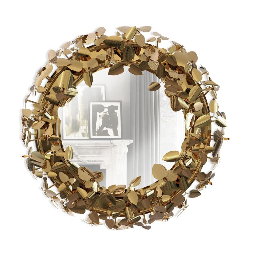 Итальянское настенное зеркало MCQUEEN WALL LIGHT MIRROR от  LUXXU