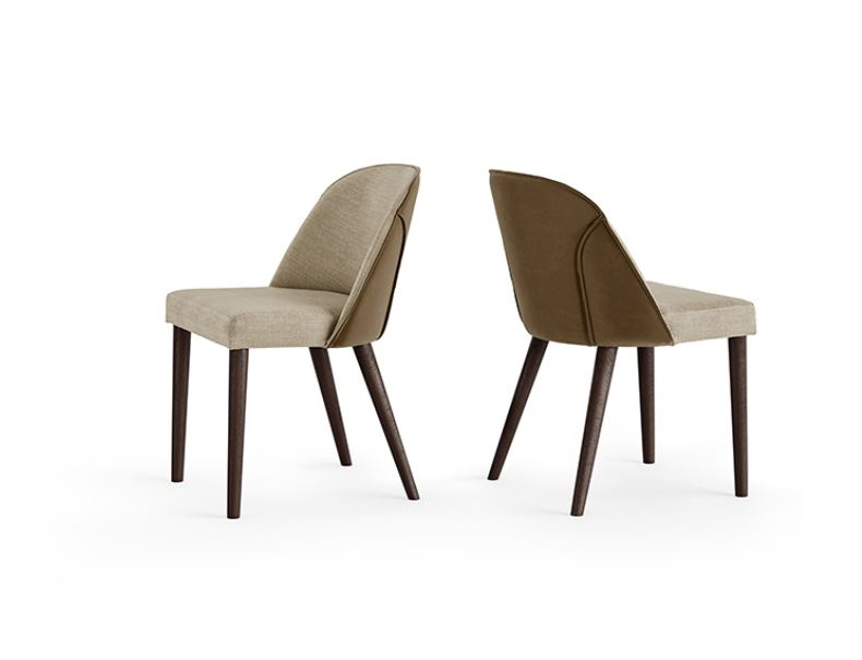 Итальянский стул Eforma - MANTA_4 wood legs