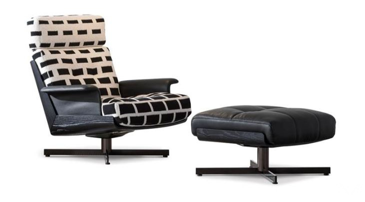 Итальянское кресло Daiki от Minotti