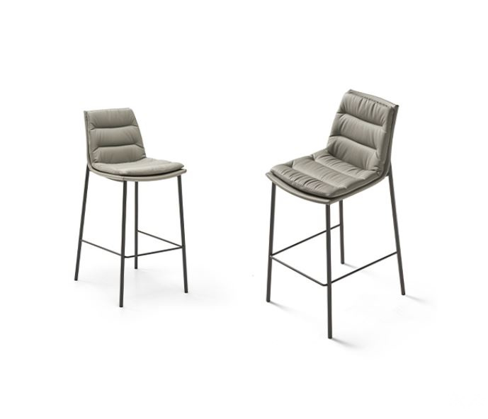 Итальянский барный стул Eforma - LADY STOOL_4 metal legs