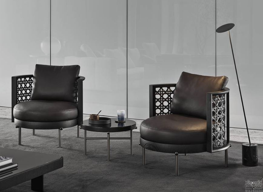 Итальянское кресло Torii Nest от Minotti