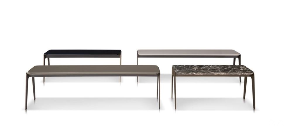 Итальянский журнальный столик Kirk "Metal" от Minotti