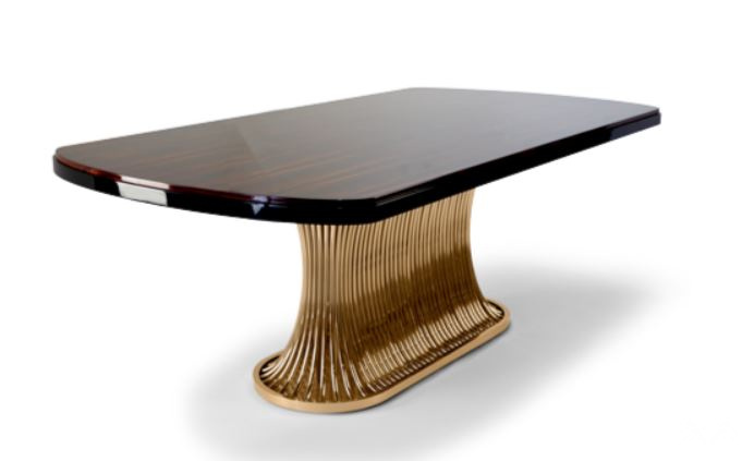 Итальянский стол FLUSSO DINING TABLE от Castro Lighting