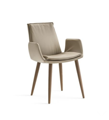 Итальянский стул Eforma - LARA_4 wood legs