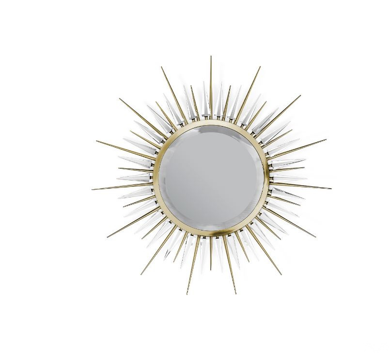 Итальянское настенное зеркало EXPLOSION MIRROR   от  LUXXU