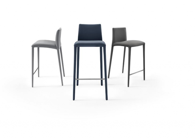 Итальянский барный стул Eforma - LADY STOOL_4 metal legs