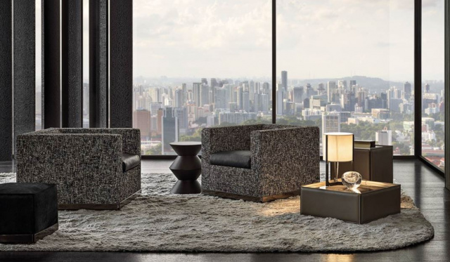 Итальянское кресло Suitcase Line от Minotti