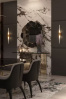 Итальянское настенное зеркало CRACKLE ROUND MIRROR  от  LUXXU