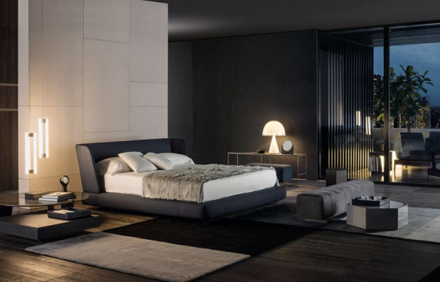 Итальянская кровать Reeves Bed от MInotti
