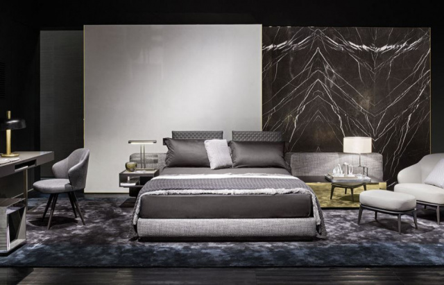 Итальянская кровать Yang Bed от MInotti