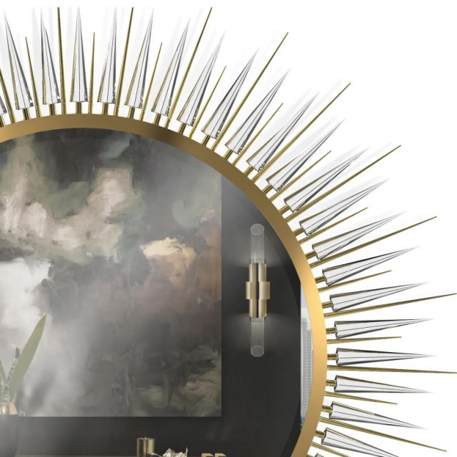 Итальянское настенное зеркало EXPLOSION XL MIRROR  от  LUXXU