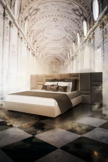 Итальянская кровать CHÂTEAU BED от LUXXU
