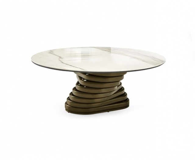 Итальянский журнальный стол Eforma - ROTOLO LOW_ceramic top