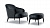 Итальянское кресло Leslie "Armchair" от Minotti