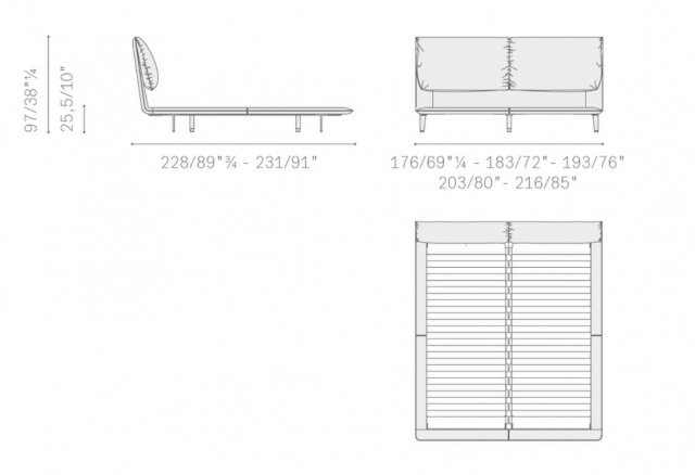 Итальянская кровать John-John Bed