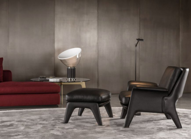 Итальянское кресло Glover от Minotti