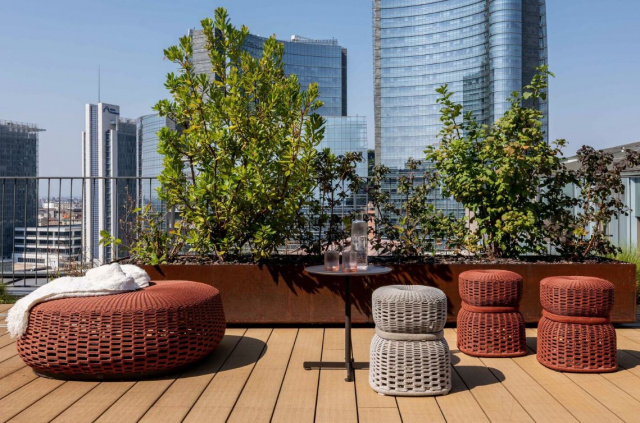 Итальянский  стул Leplì Outdoor  Ottoman