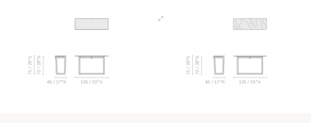 Итальянская консоль Fidelio Console от POLTRONA FRAU