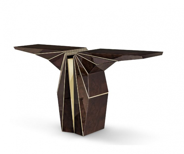 Итальянская консоль SUSPICION WOOD CONSOLE от LUXXU