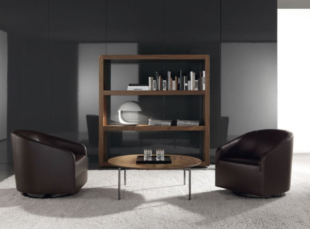 Итальянское кресло Portofino FIXED OR SWIVEL BASE от Minotti