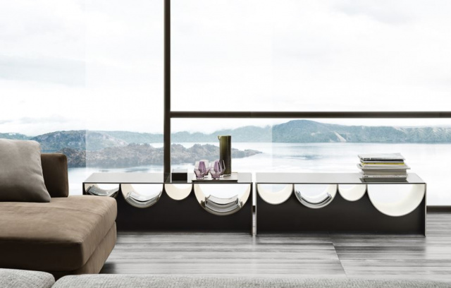 Итальянский журнальный столик Waves от Minotti