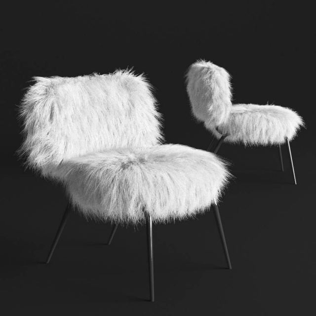 Кресло Nepal Little Chair White от Baxter