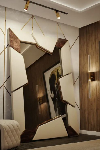 Итальянское настенное зеркало ATHOS MIRROR  от  LUXXU