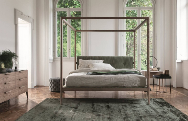 Итальянская кровать Ziggy Bed Baldacchino от Porada