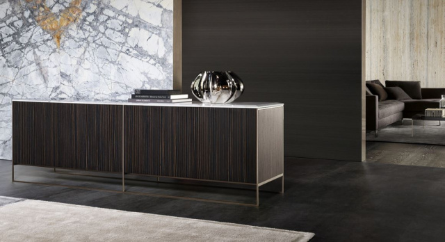 Итальянский комод Calder Bronze Sideboard от Minotti