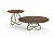 Итальянский журнальный стол Eforma - FEBE LOW_wood top