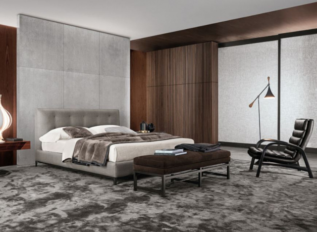 Итальянская кровать Andersen Bed "Quilt"от MInotti