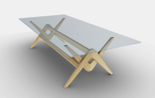 Итальянский журнальный столик Cassina - Capitol Complex Table