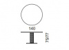 Итальянская стол DV HOME - ADLER ROUND Итальянская стол DV HOME - ADLER ROUND