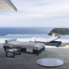 Итальянский шезлонг Ray Outdoor Fabric от B&B ITALIA Итальянский шезлонг Ray Outdoor Fabric от B&B ITALIA