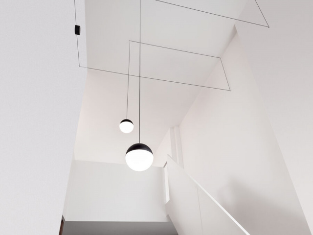 Итальянский светильник от Flos - String Light Sphere