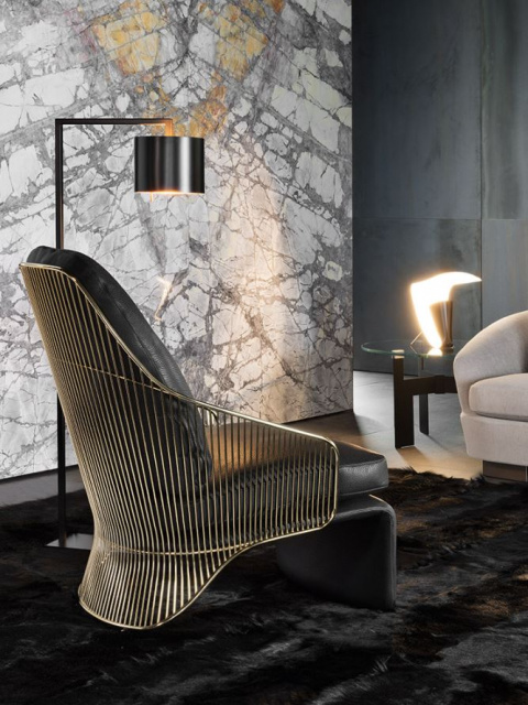 Итальянское кресло Colette от Minotti