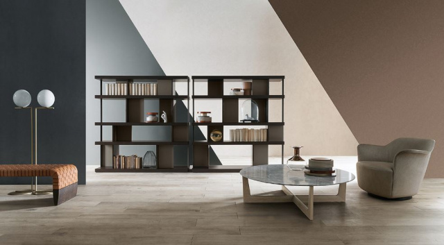 Итальянский стеллаж POLTRONA FRAU - Jobs Bookcase от