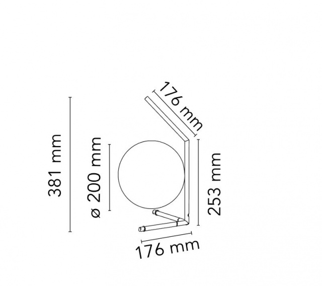 Итальянский светильник от Flos - IC Lights Table 1 Low