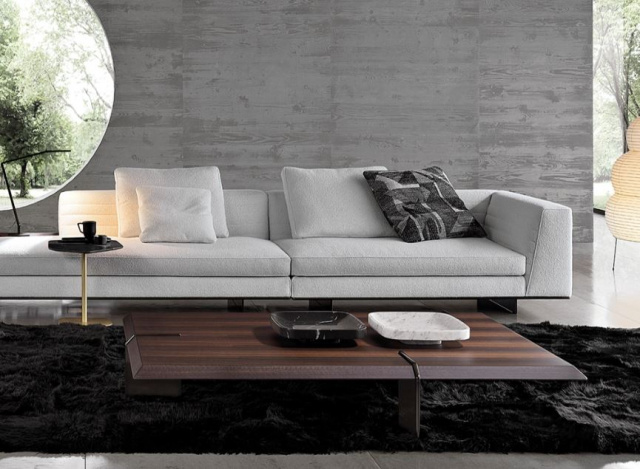 Итальянский журнальный столик Keel от Minotti