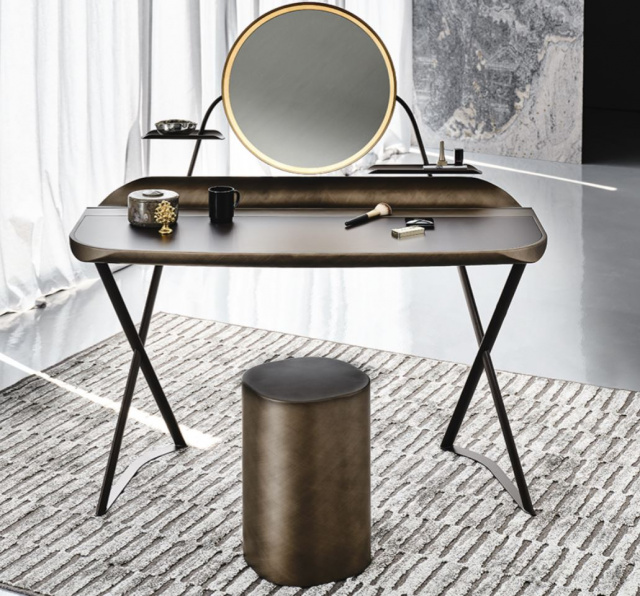 Итальянский туалетный стол COCOON TROUSSE Leather от Cattelan Italia