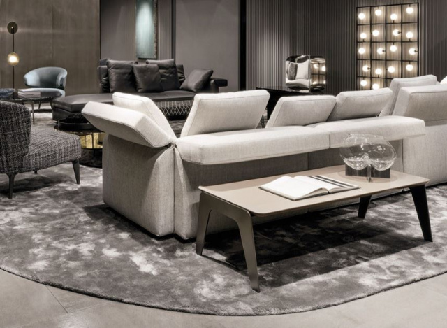 Итальянский журнальный столик Kirk "Metal" от Minotti