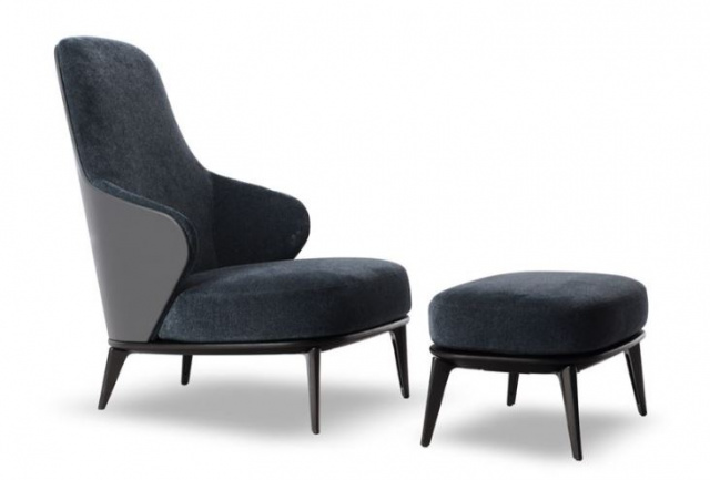 Итальянское кресло Leslie BERGÈRE от Minotti