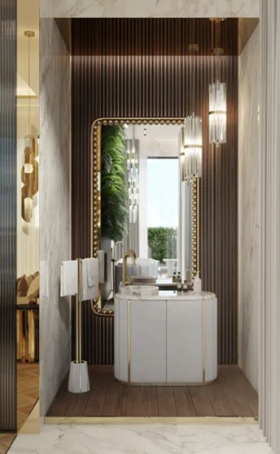 Итальянское зеркало ORBIS RECTANGULAR MIRROR  от  LUXXU